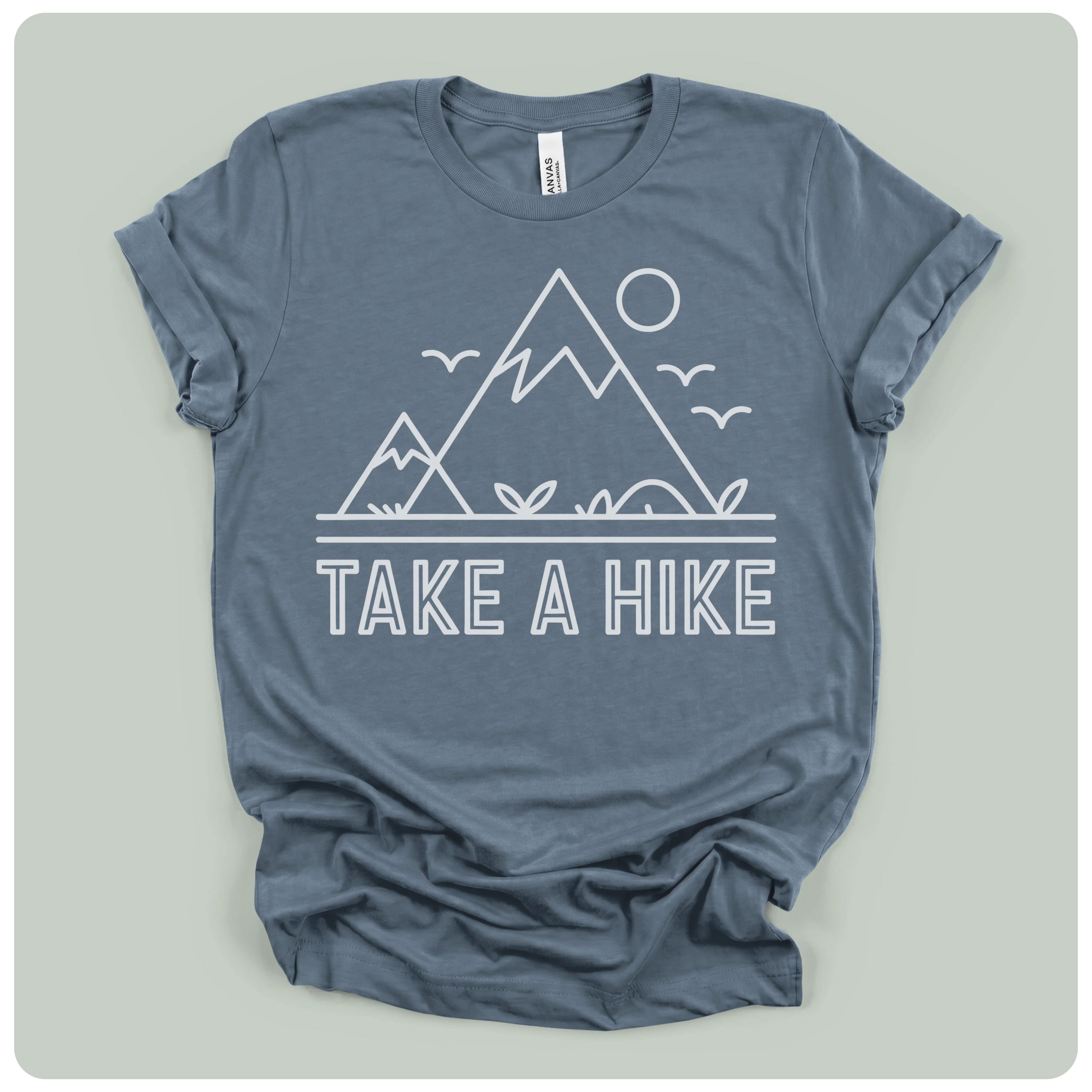 Take A Hike - Line Art