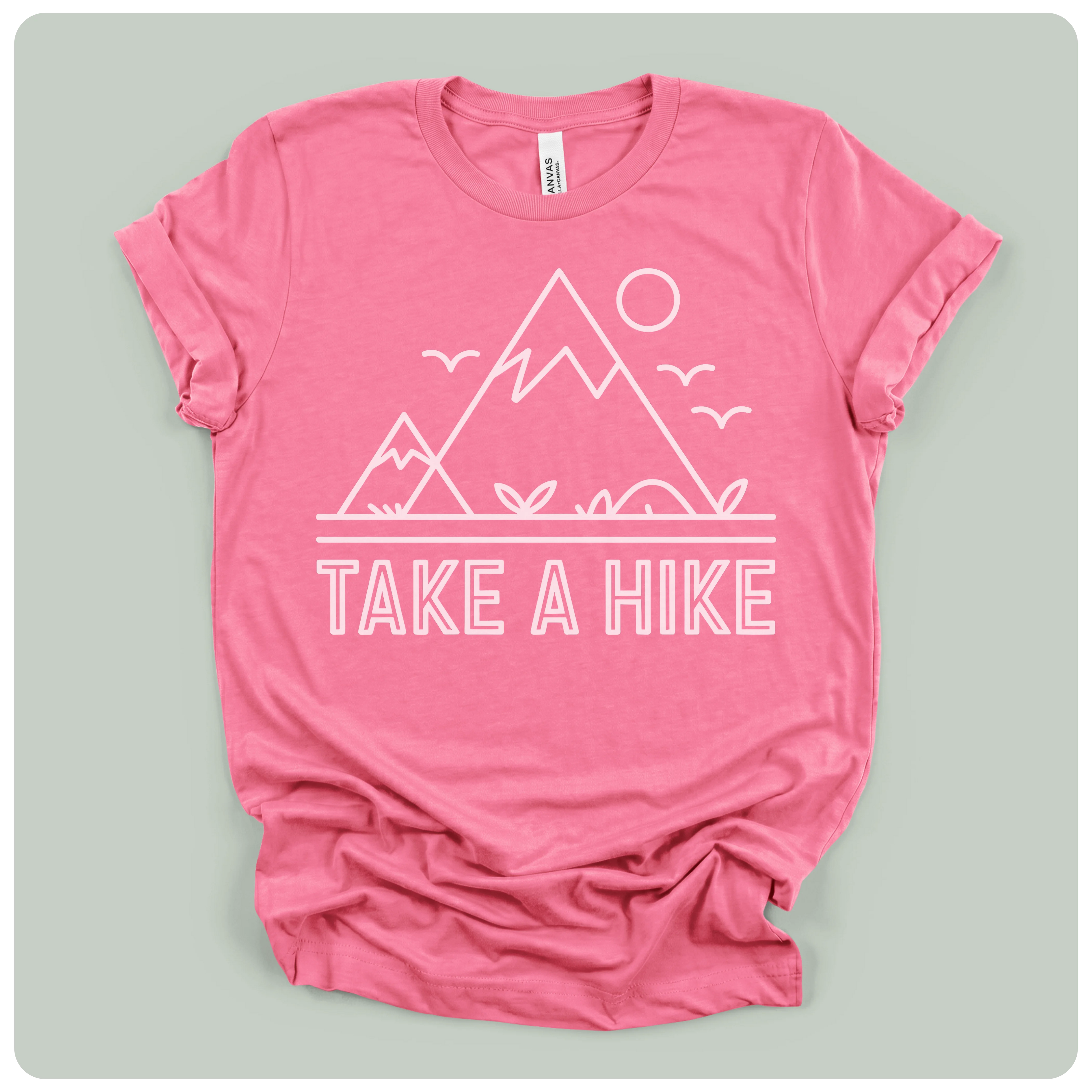 Take A Hike - Line Art
