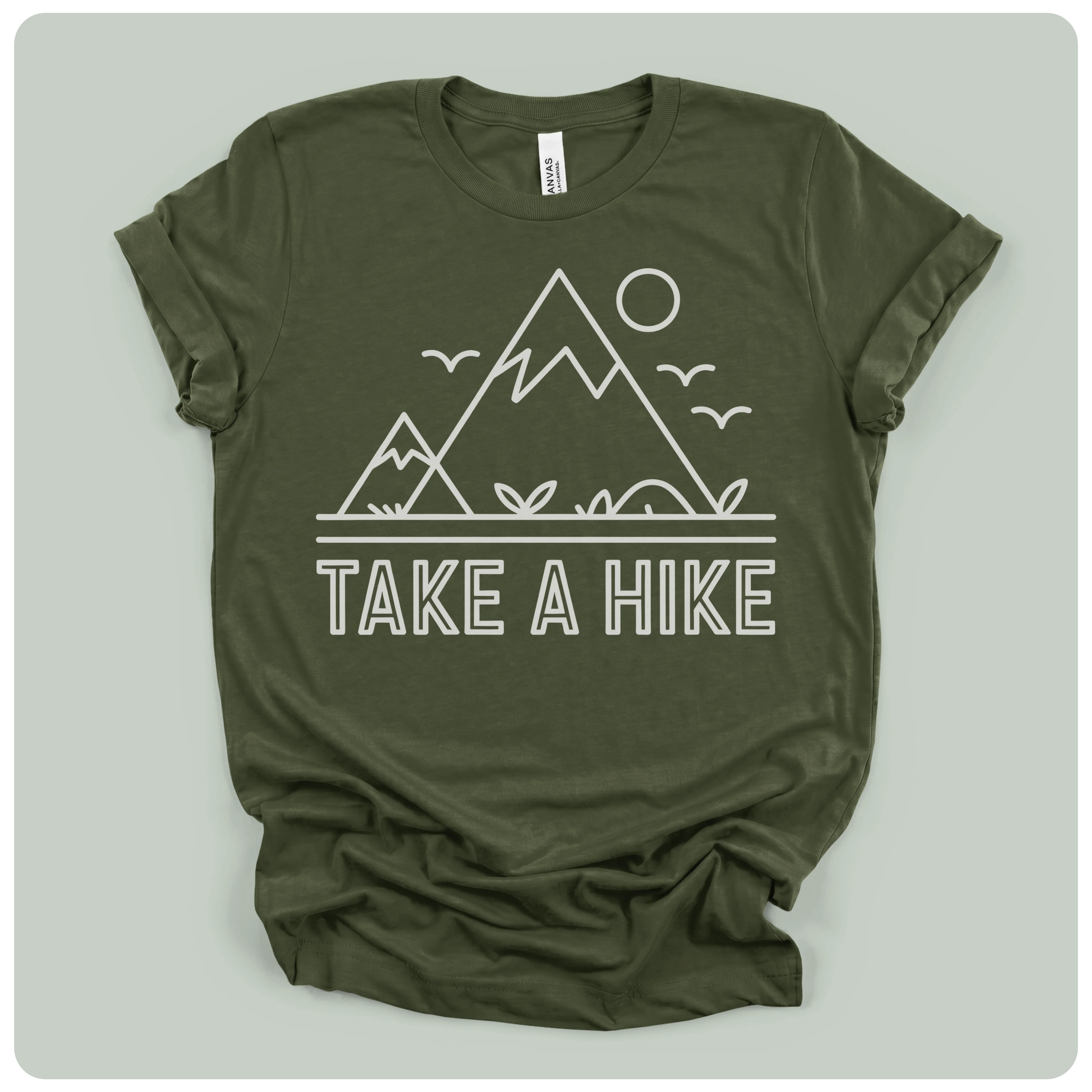 Take A Hike - Line Art