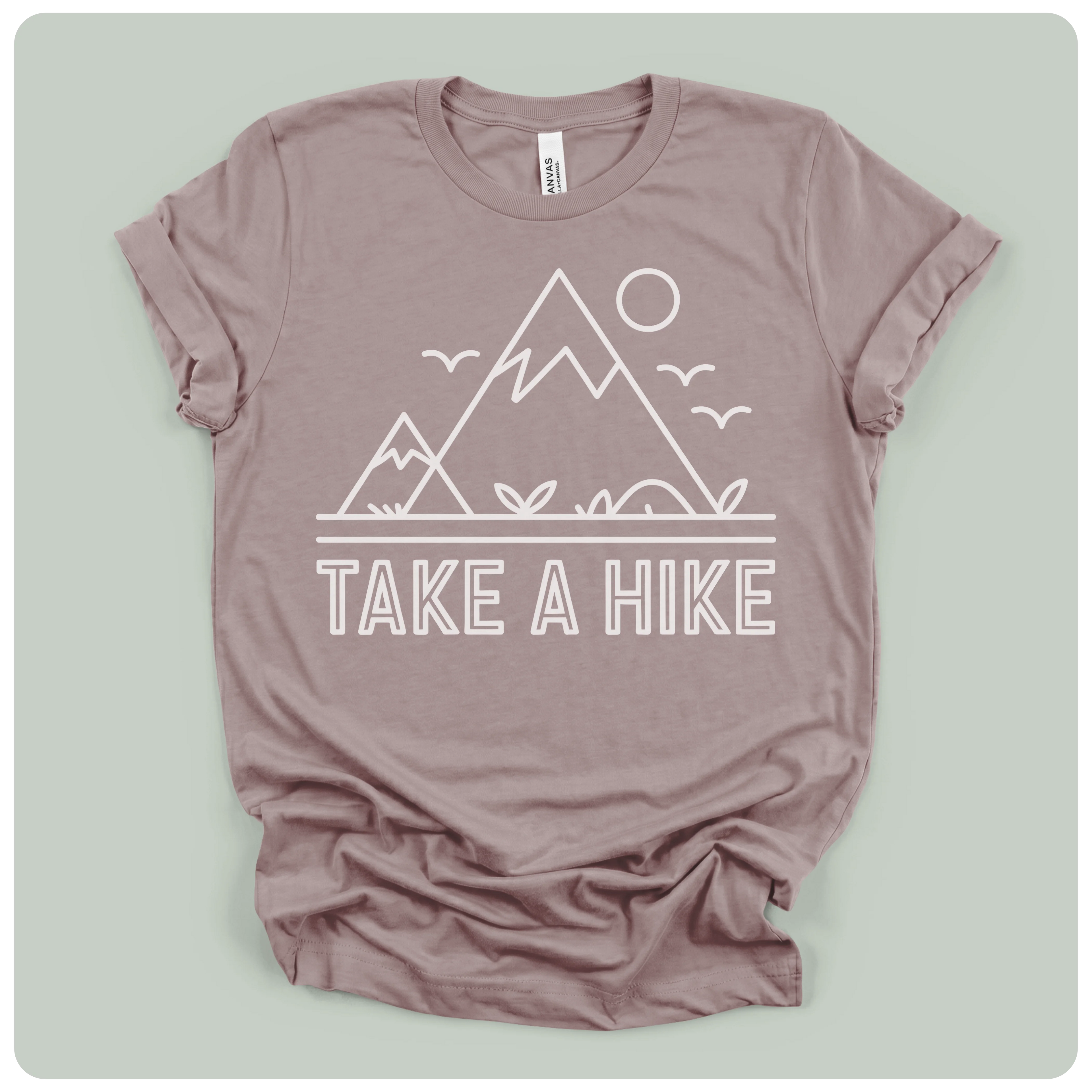 Take A Hike - Line Art