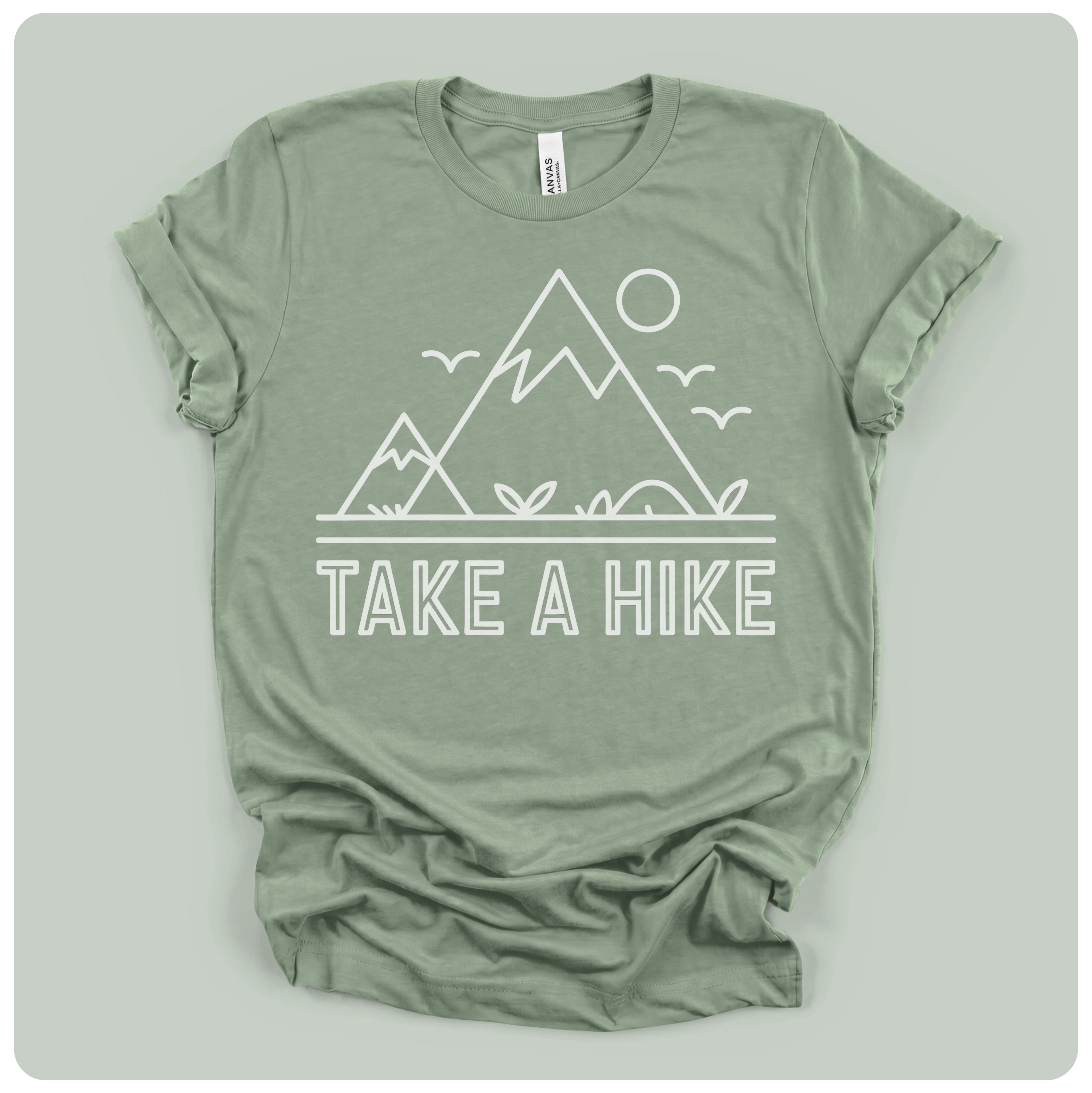 Take A Hike - Line Art